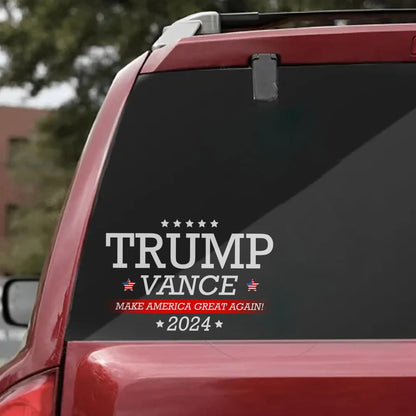 Trump Vance 2024 Stickers - Trump Becomes President 2024 Stickers Decal