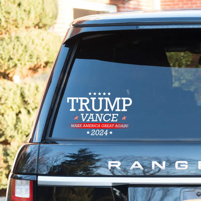 Trump Vance 2024 Stickers - Trump Becomes President 2024 Stickers Decal