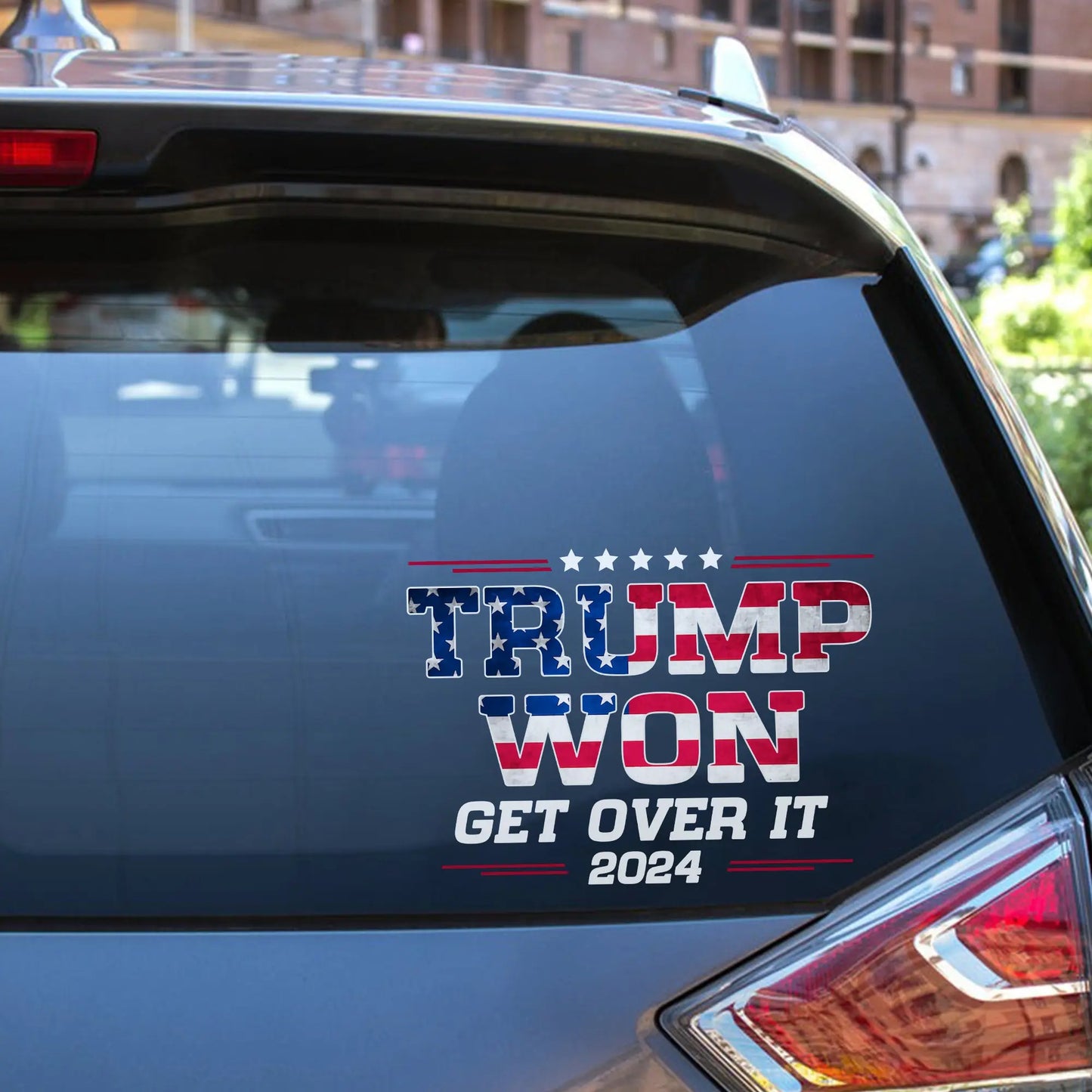 Trump Won Get Over It 2024 Sticker Decal