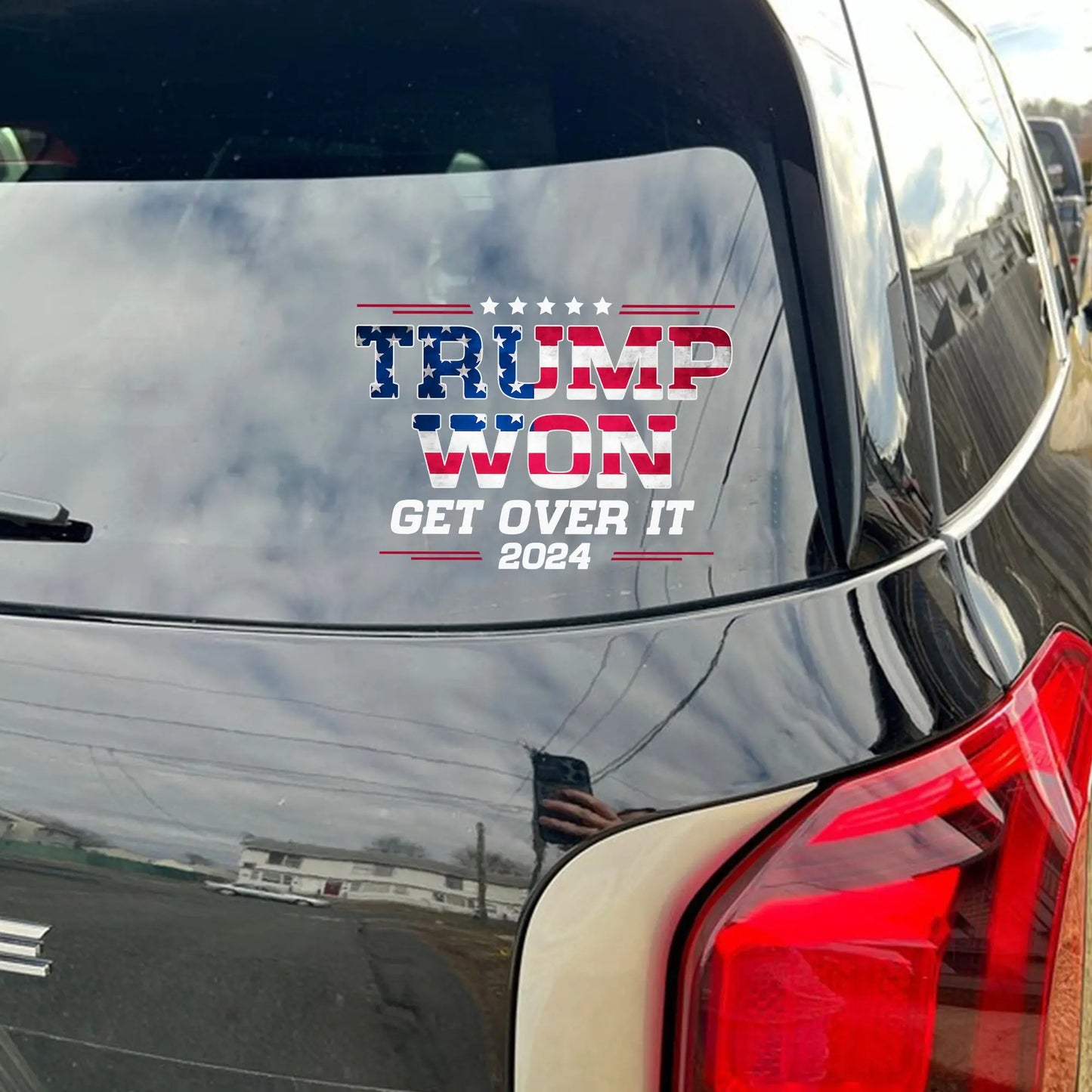 Trump Won Get Over It 2024 Sticker Decal