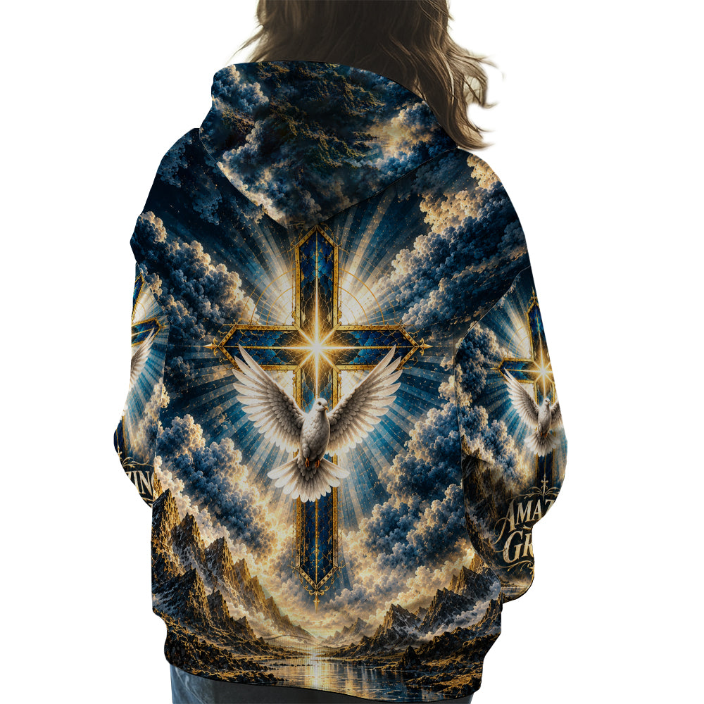 Walk By Faith In God We Trust He Is Risen 3D All Over Print T-Shirt And Hoodie