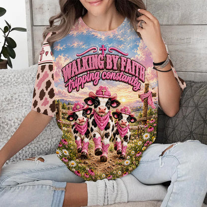 Walking Buranth Tripping Constantly Christian Jesus 3D All Over Print T-Shirt And Hoodie