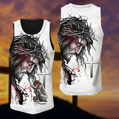 Warrior Of God, Faith Over Fear Christian - Personalized 3D All Over Print T-Shirt And Hoodie