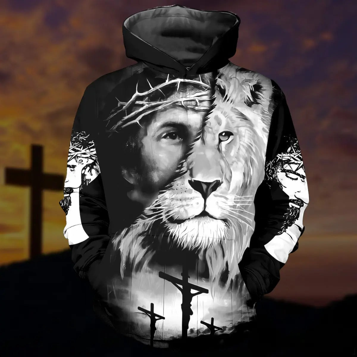 Warrior Of God, Jesus Is My God My King My Lord - Personalized Christian 3D All Over Print T-Shirt And Hoodie