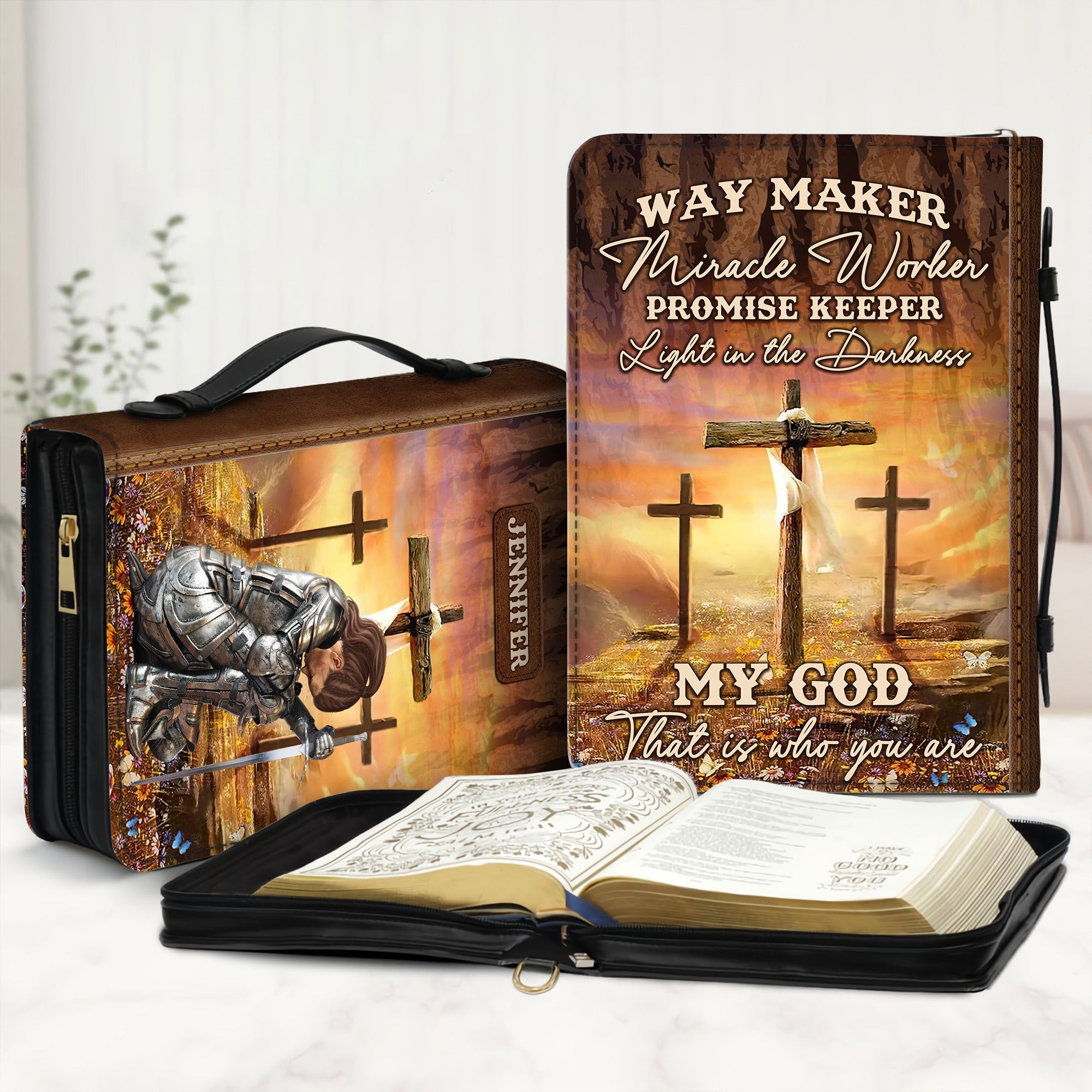 Warrior Of God, Way Maker Miracle Worker Promise Keeper - Personalized ...