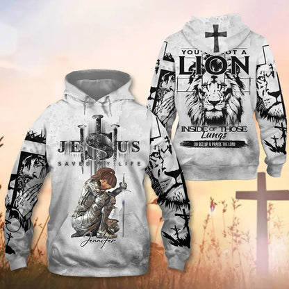 Warrior Of God, You've Got A Lion Inside Of Those Lungs - Personalized 3D All Over Print T-Shirt And Hoodie