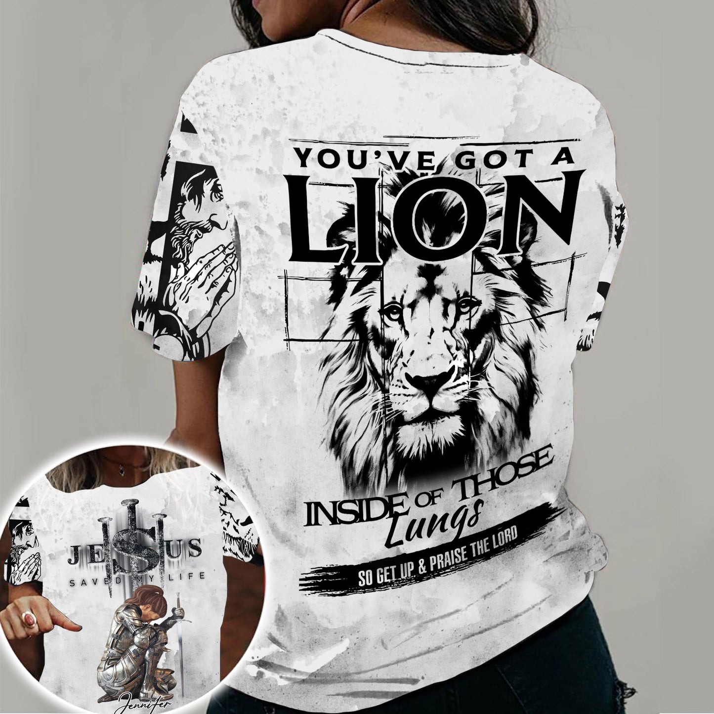 Warrior Of God, You've Got A Lion Inside Of Those Lungs - Personalized 3D All Over Print T-Shirt And Hoodie