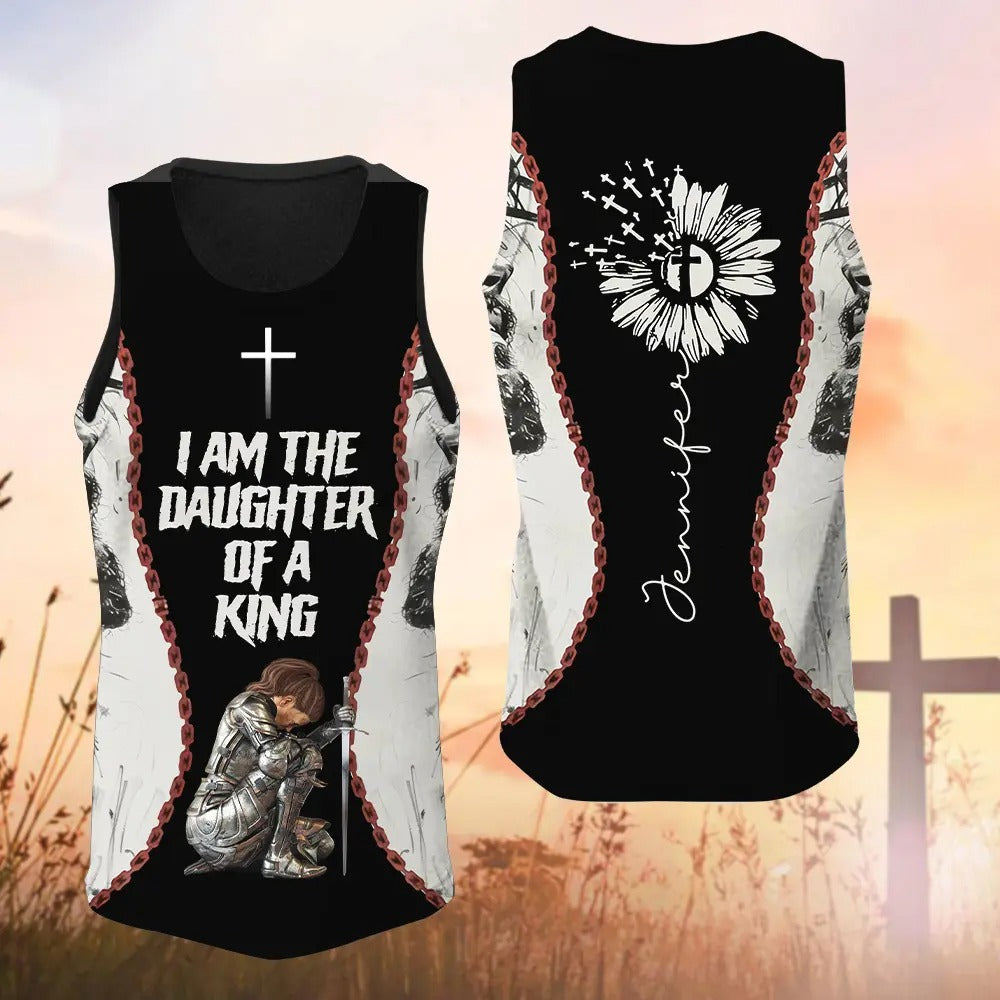 Woman Warrior Of God, I Am The Daughter Of A King - Personalized Christian 3D All Over Print T-Shirt And Hoodie