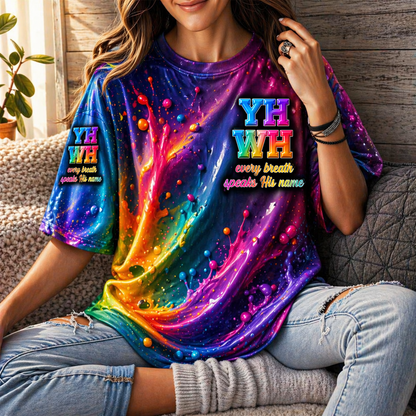 YHWH Every Breath Speaks His Name - Inspirational Christians 3D All Over Print T-Shirt And Hoodie