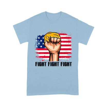 A Raised Fist With Donald Trump Hair Fight T-Shirt