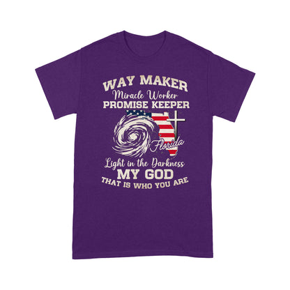 Way Maker Florida Prayer T-Shirt, Miracle Worker Pray For Florida Christian T-Shirt