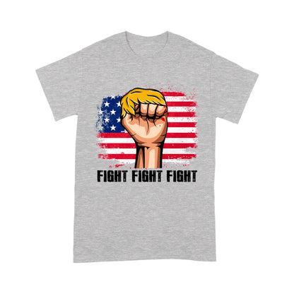 A Raised Fist With Donald Trump Hair Fight T-Shirt