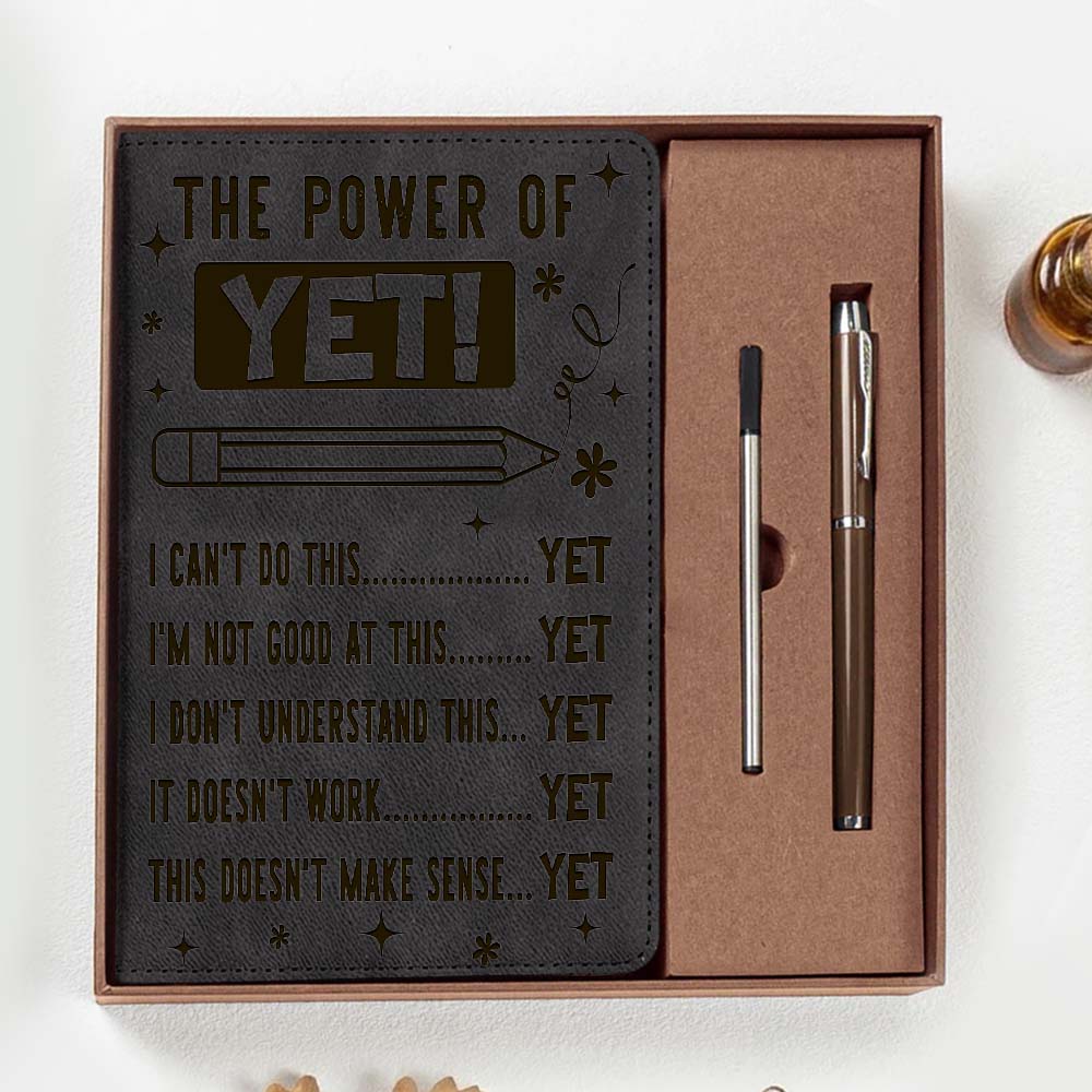 The Power Of Yet I Cant Do This Yet Growth Mindset Inspirational Notebook Set