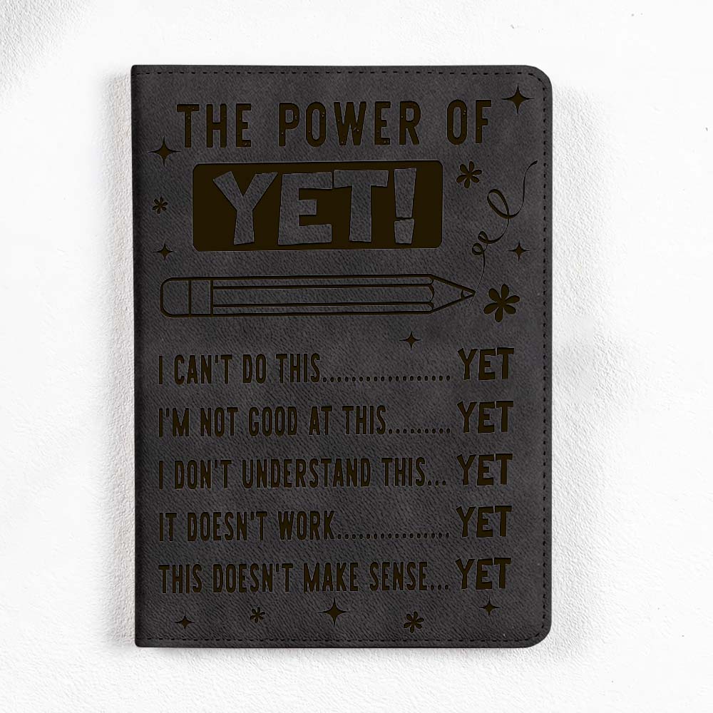 The Power Of Yet I Cant Do This Yet Growth Mindset Inspirational Notebook Set