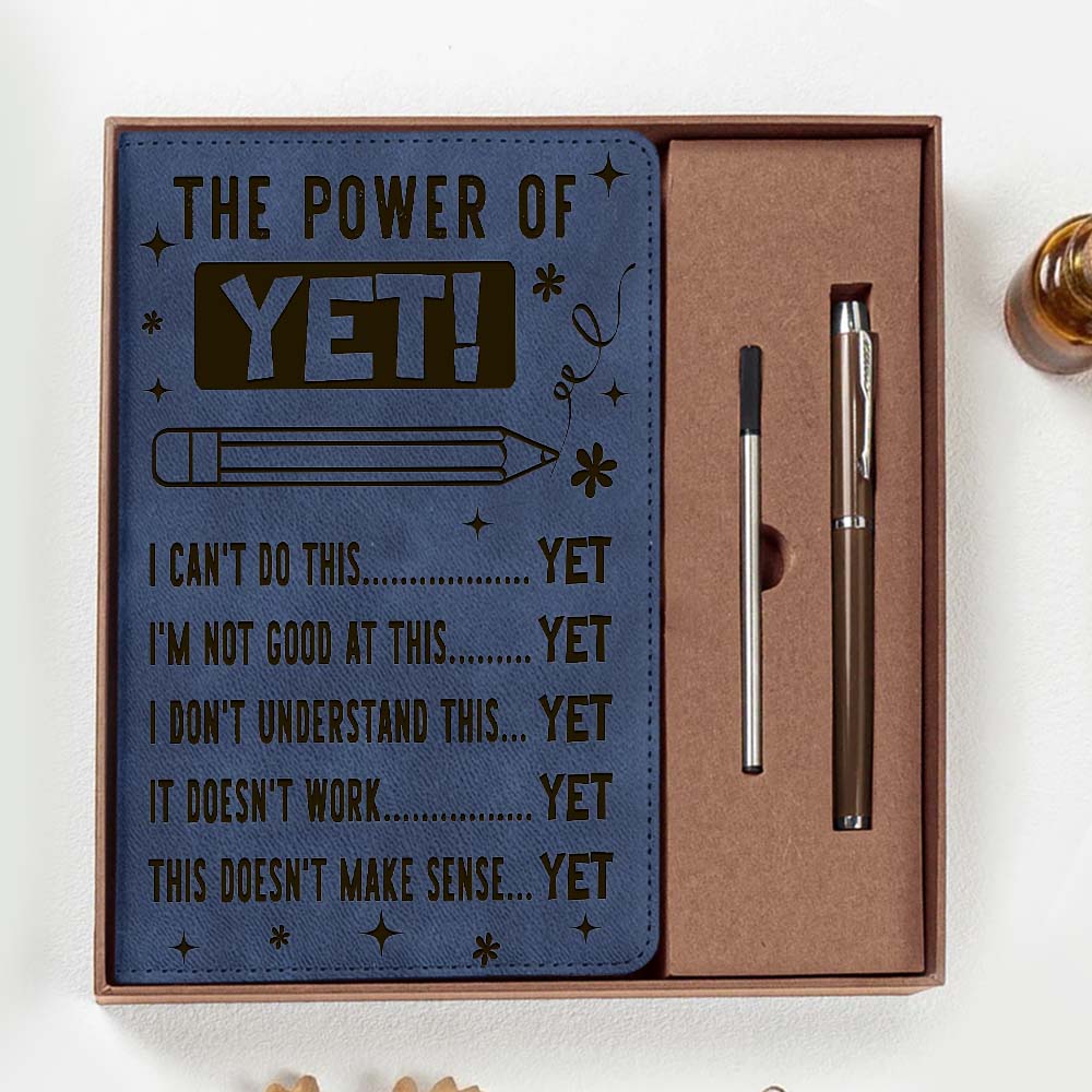 The Power Of Yet I Cant Do This Yet Growth Mindset Inspirational Notebook Set