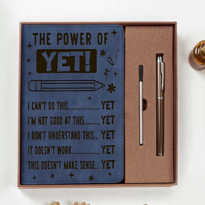 The Power Of Yet I Cant Do This Yet Growth Mindset Inspirational Notebook Set