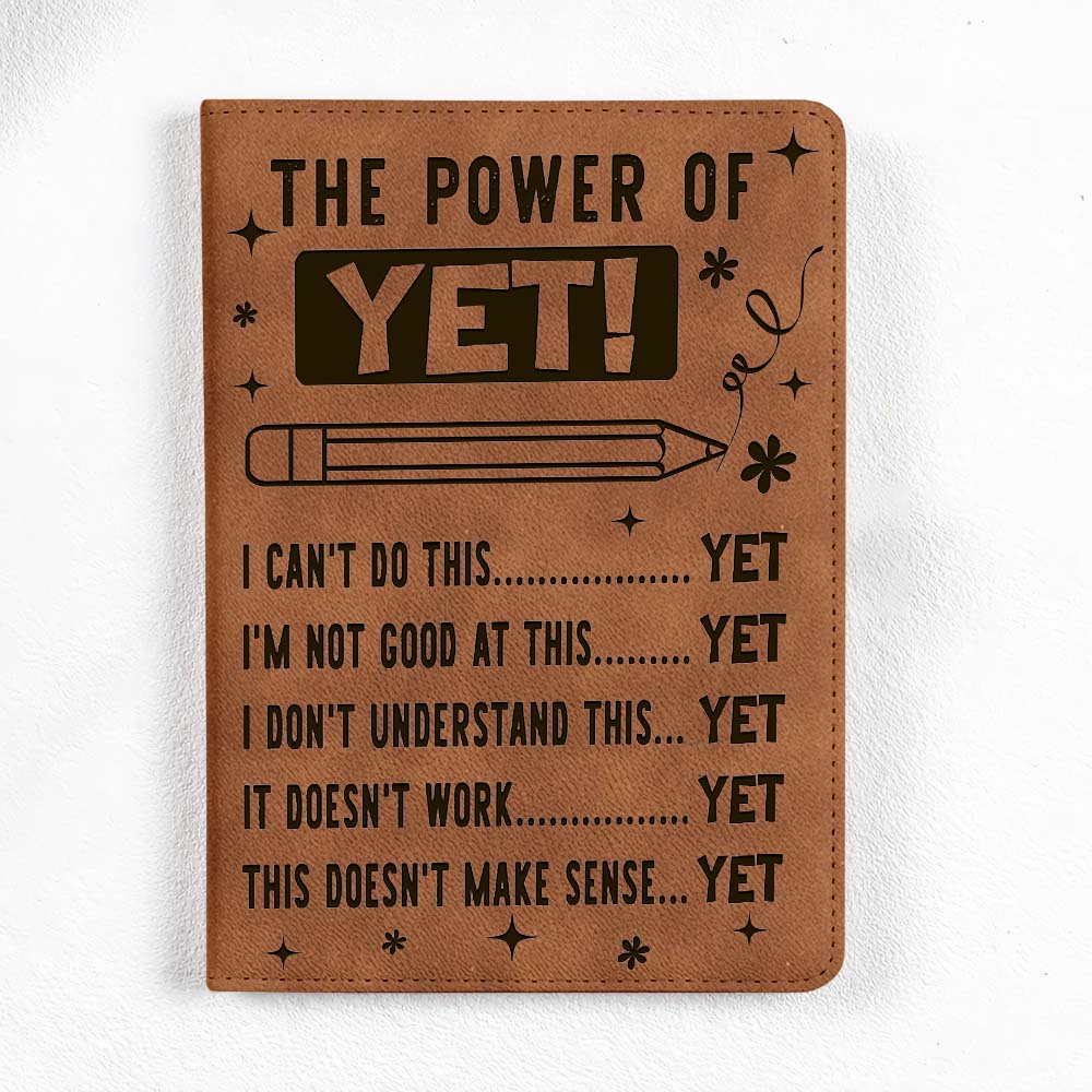 The Power Of Yet I Cant Do This Yet Growth Mindset Inspirational Notebook Set