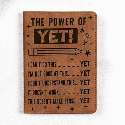 The Power Of Yet I Cant Do This Yet Growth Mindset Inspirational Notebook Set