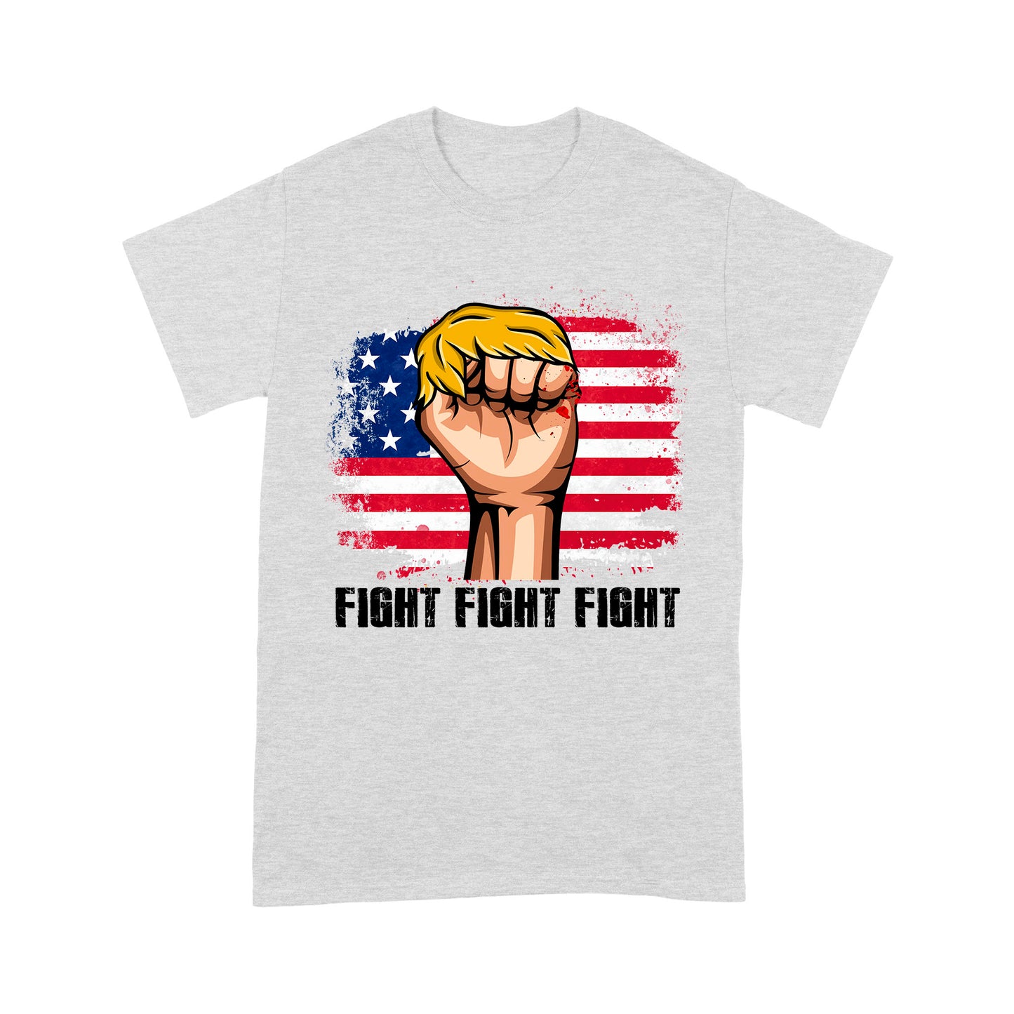 A Raised Fist With Donald Trump Hair Fight T-Shirt