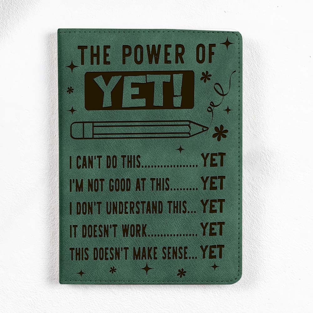 The Power Of Yet I Cant Do This Yet Growth Mindset Inspirational Notebook Set