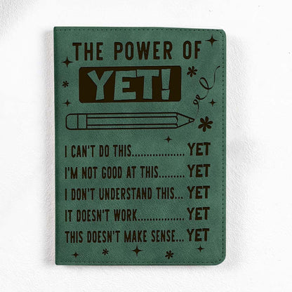 The Power Of Yet I Cant Do This Yet Growth Mindset Inspirational Notebook Set
