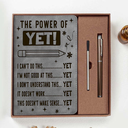 The Power Of Yet I Cant Do This Yet Growth Mindset Inspirational Notebook Set