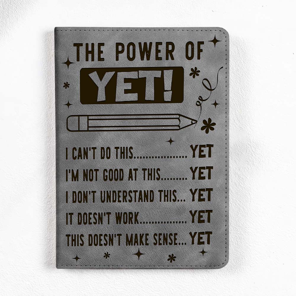 The Power Of Yet I Cant Do This Yet Growth Mindset Inspirational Notebook Set