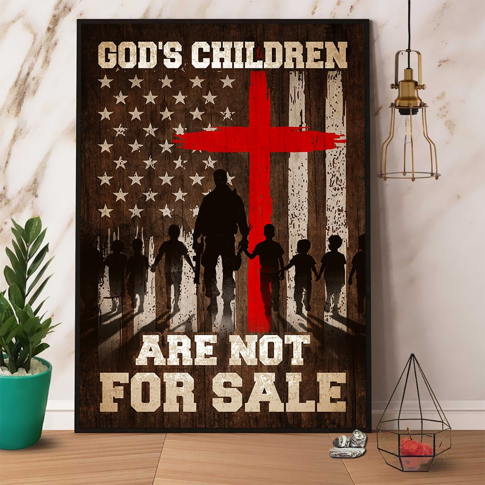 God's Children Are Not For Sale Sound Of Freedom Movie Poster
