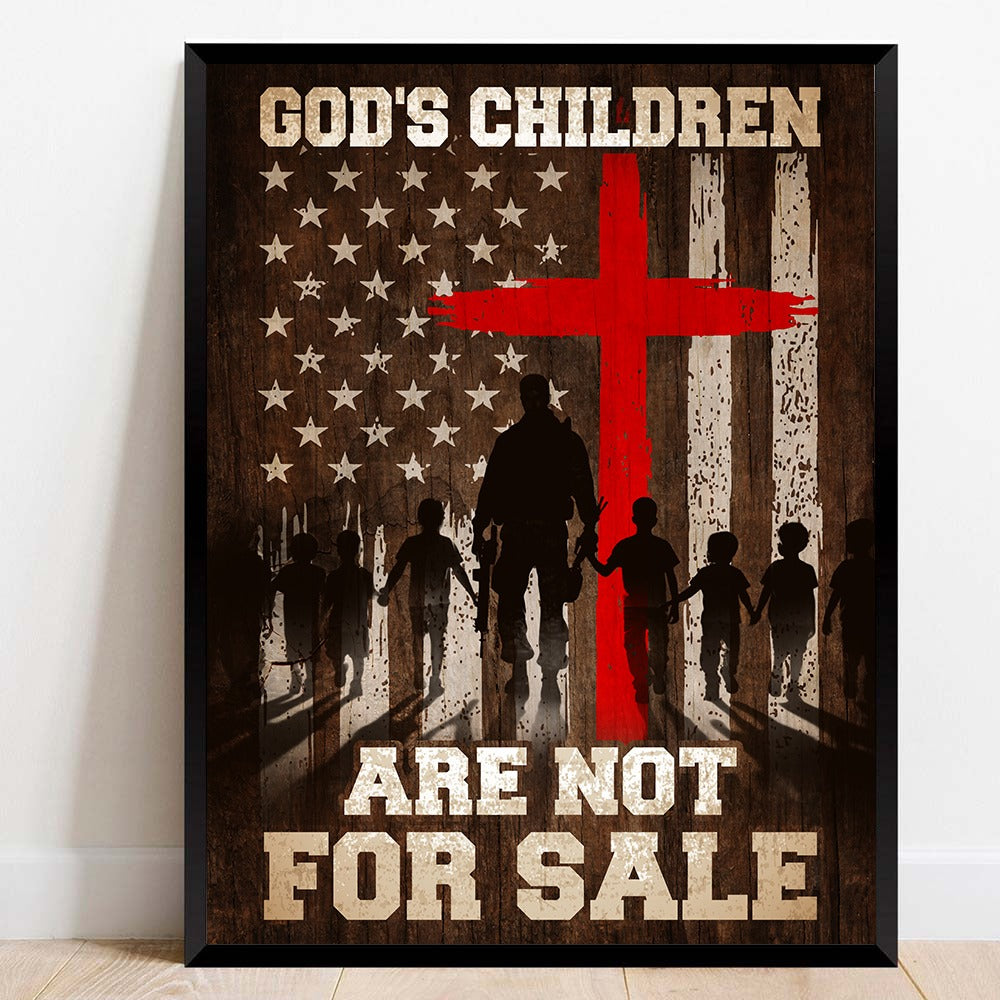 God's Children Are Not For Sale Sound Of Freedom Movie Poster