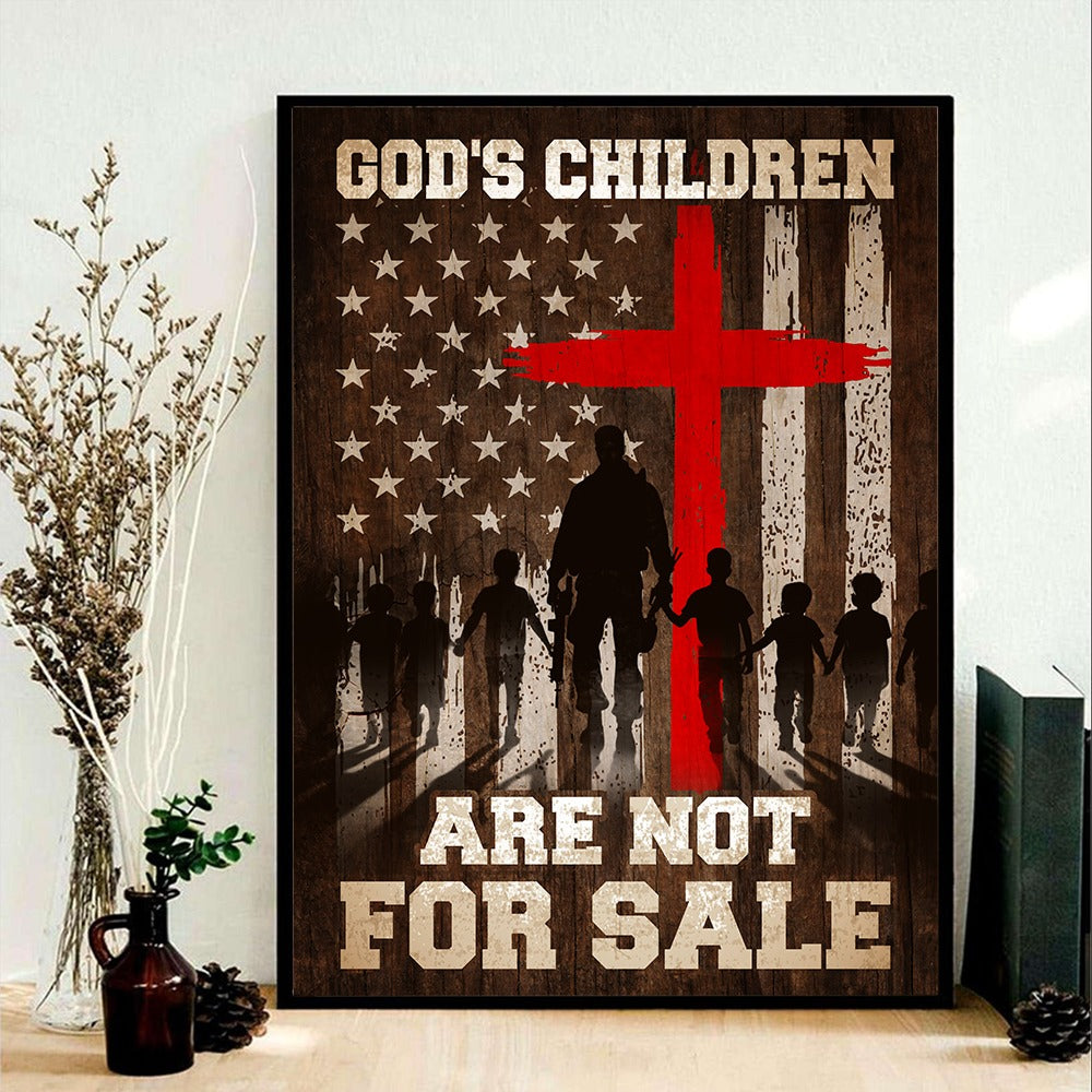 God's Children Are Not For Sale Sound Of Freedom Movie Poster