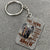 Personalized Man Warrior Of God The Devil Saw Me With My Head Down And Though He Would Won Until I Said Amen Acrylic Keychain