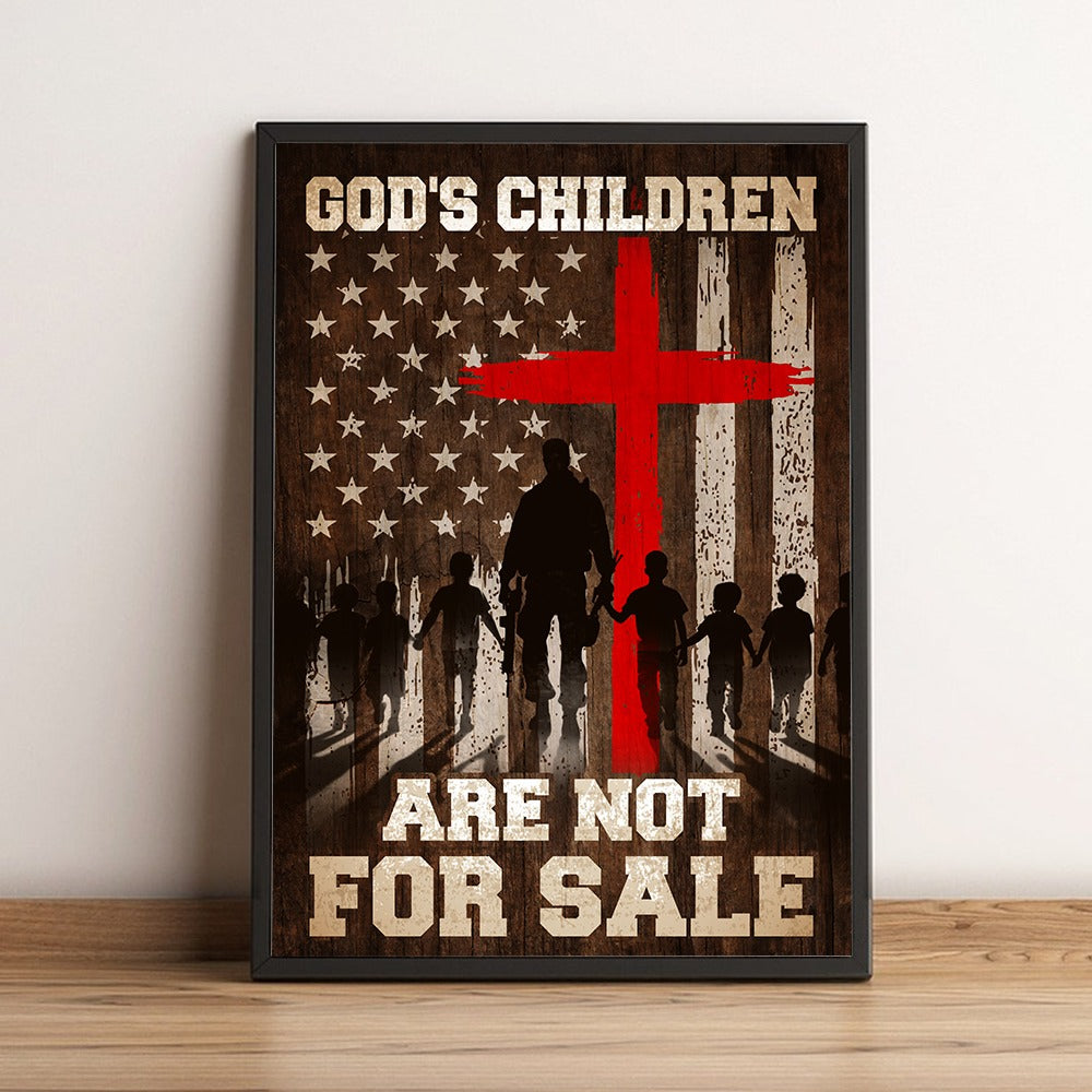 God's Children Are Not For Sale Sound Of Freedom Movie Poster