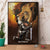 Personalized Man Warrior Of God, Lion Man Warrior Jesus Poster Canvas