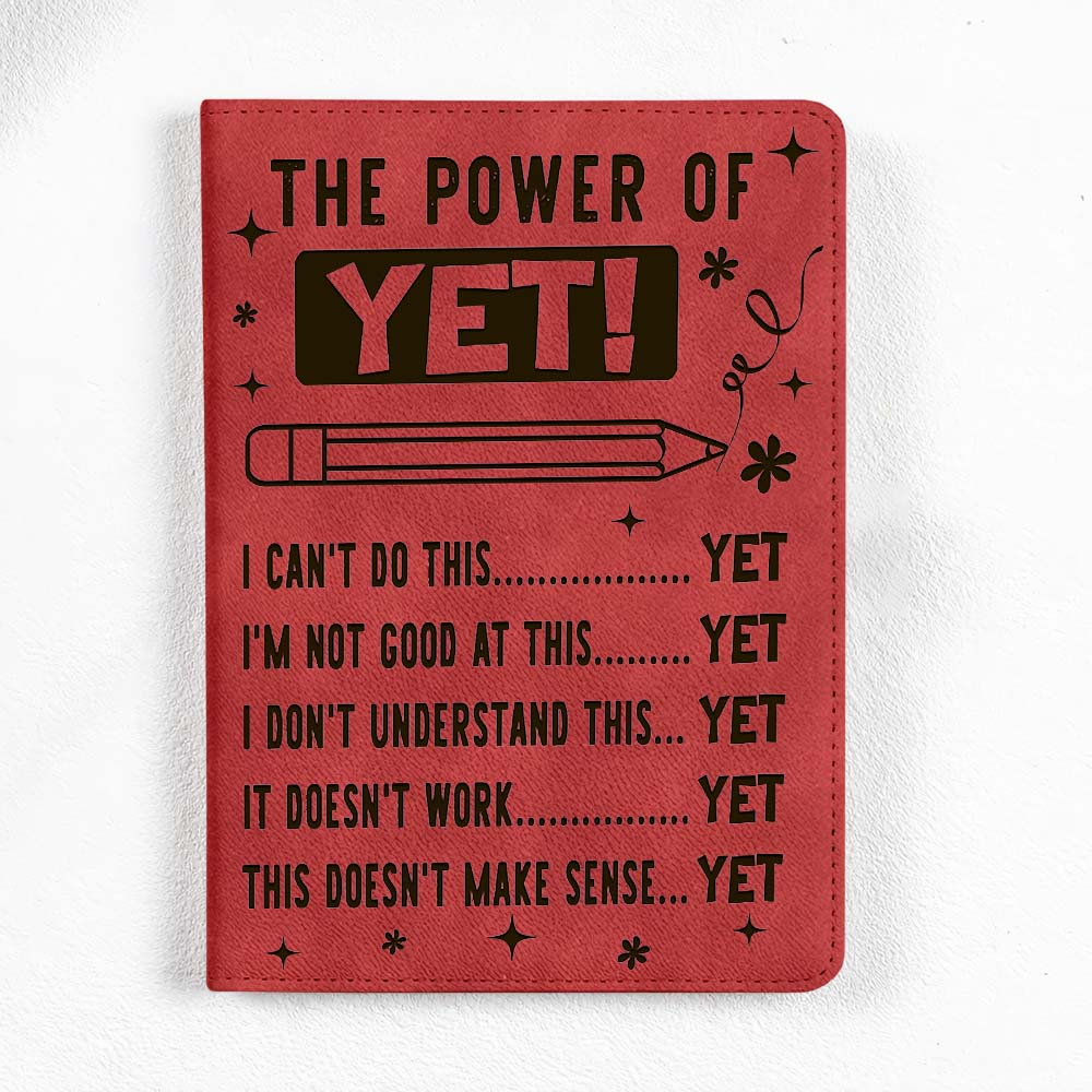 The Power Of Yet I Cant Do This Yet Growth Mindset Inspirational Notebook Set