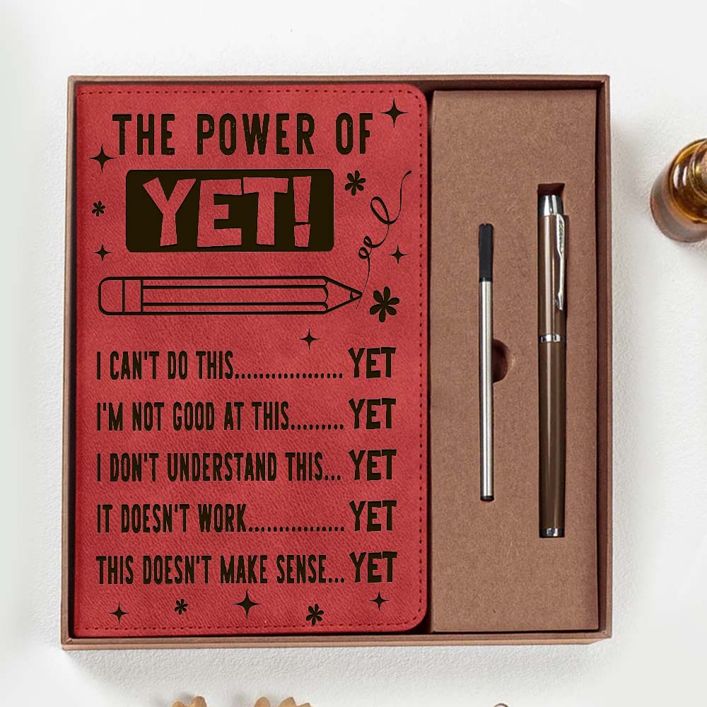 The Power Of Yet I Cant Do This Yet Growth Mindset Inspirational Notebook Set