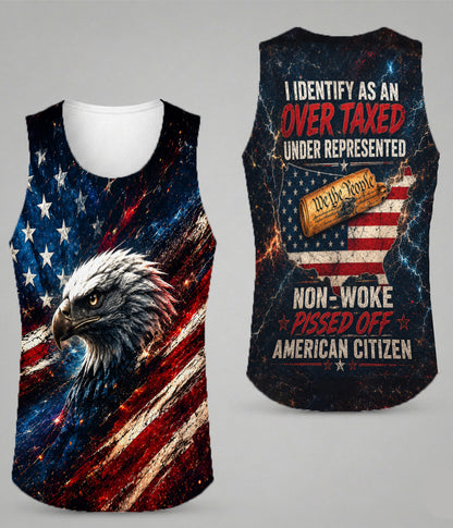We The People American Citizen Non Woke Patriotic Eagle American Flag 3D All Over Print T-Shirt And Hoodie