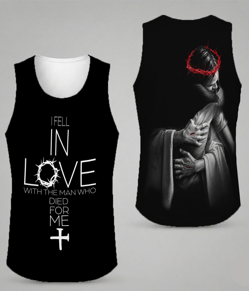 I Fell In Love With The Man Who Died For Me, In The Arms of Lord 3D All Over Print T-Shirt And Hoodie