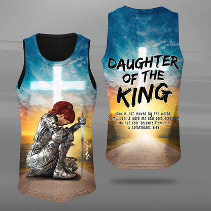 Personalized God Woman Warrior Daughter Of A King Who Is Not Moved By The World 3D All Over Print T-Shirt And Hoodie