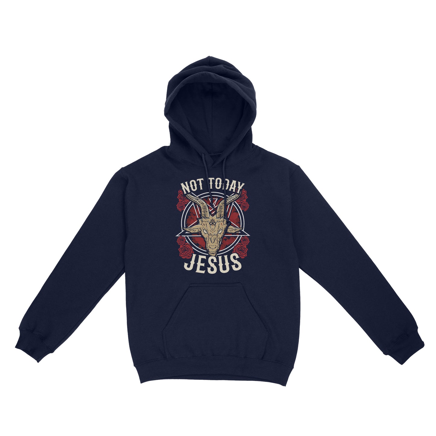 not today Jesus - Satan symbol  Standard Hoodie