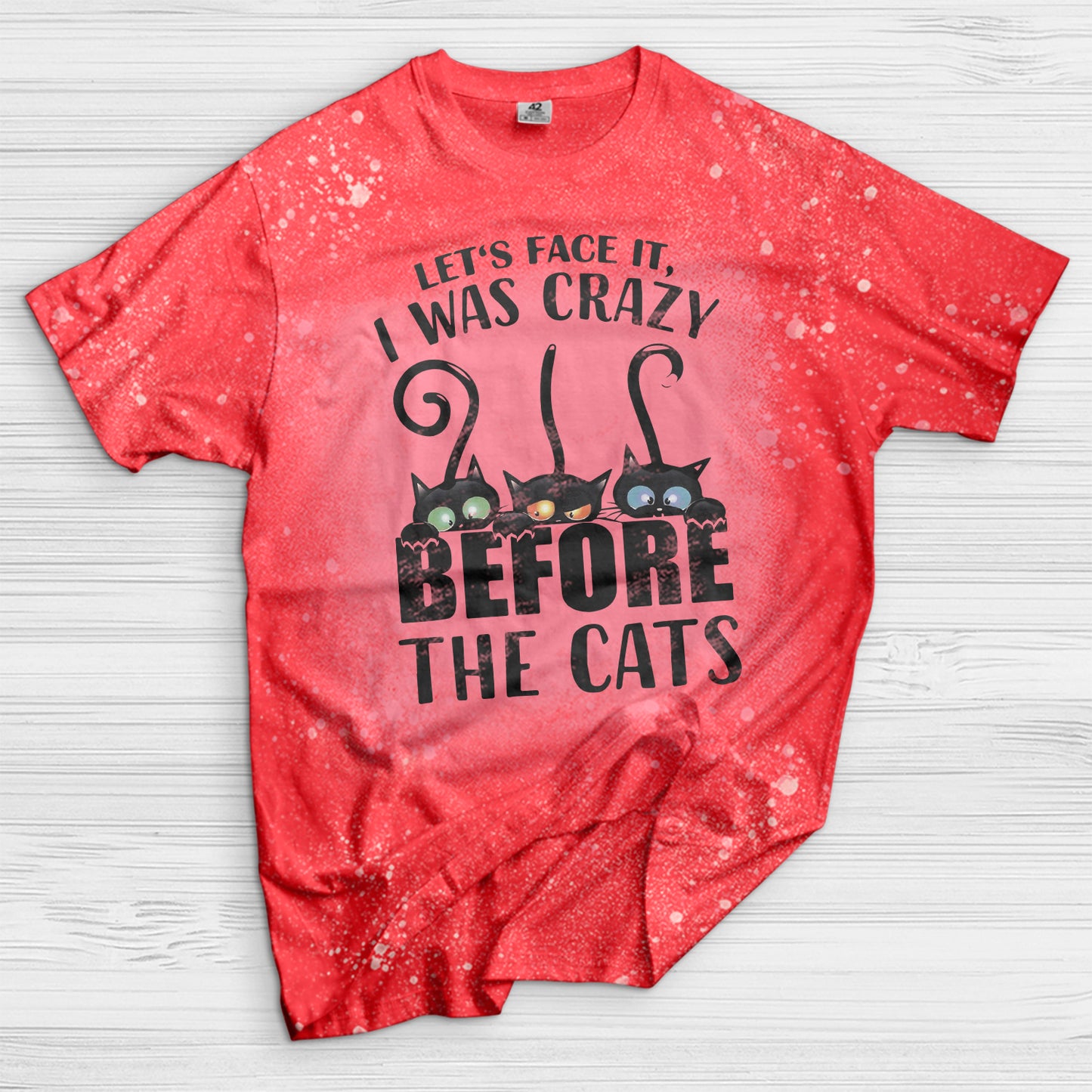 The Cats Crazy Bleached T-Shirt