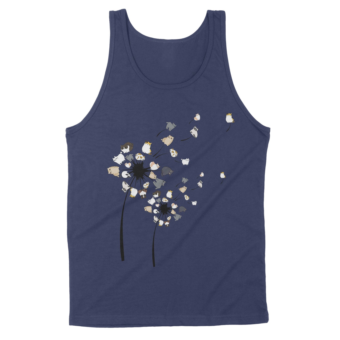 Dandelion Cats Flower Colorful Pet Cat Standard Tank