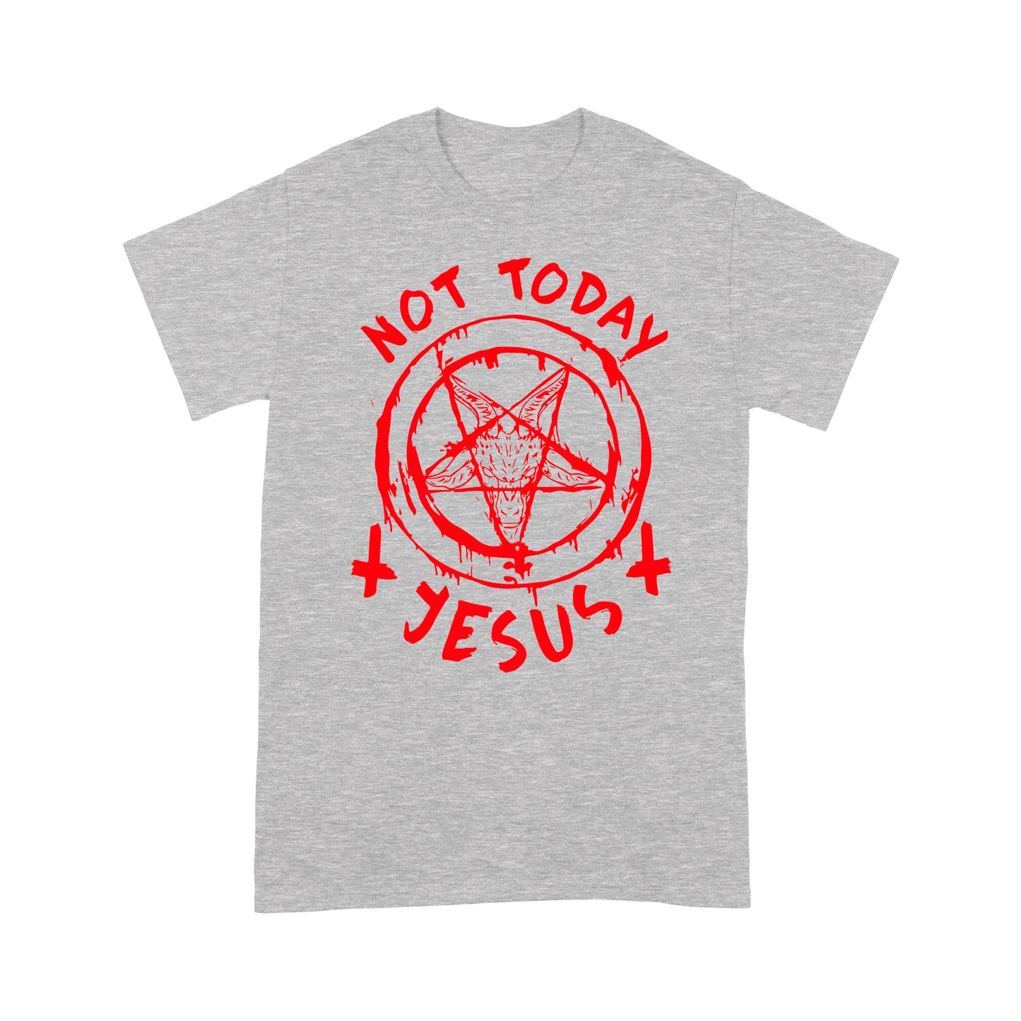 not today Jesus - Satan symbol Premium T-shirt