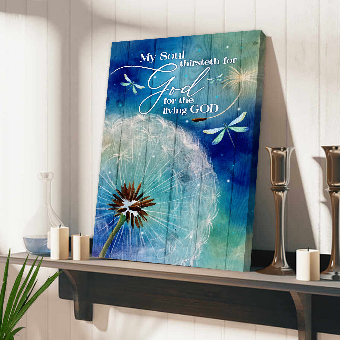 My Soul Thirsteth For God For The Living God Canvas Prints