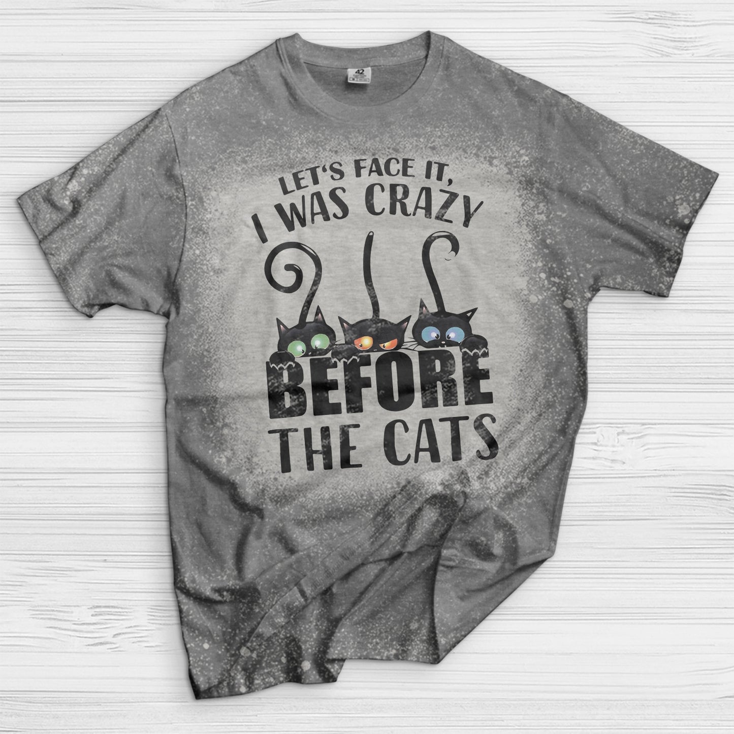 The Cats Crazy Bleached T-Shirt