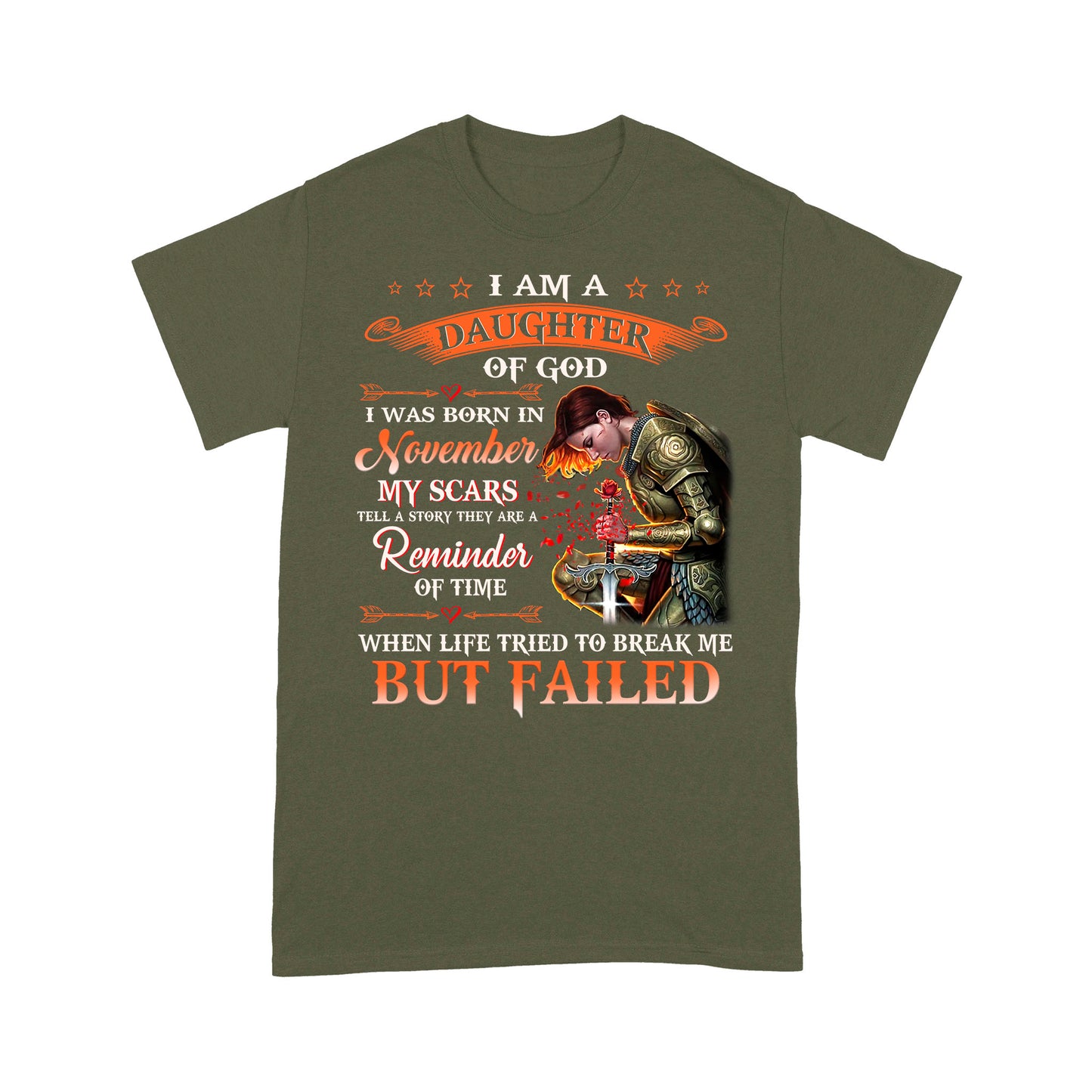 T-Shirt - I'm A Daughter Of God I Was Born In November