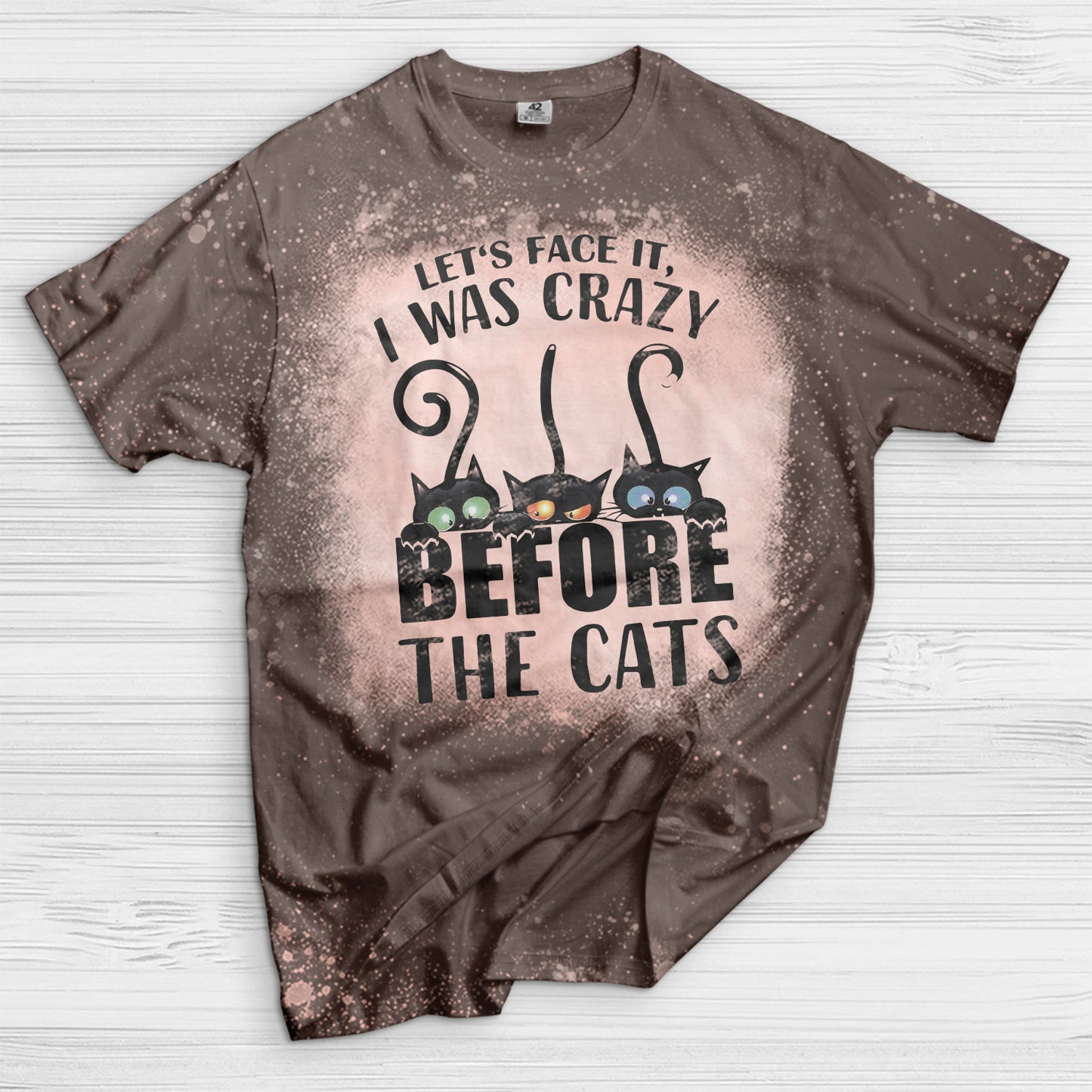 The Cats Crazy Bleached T-Shirt