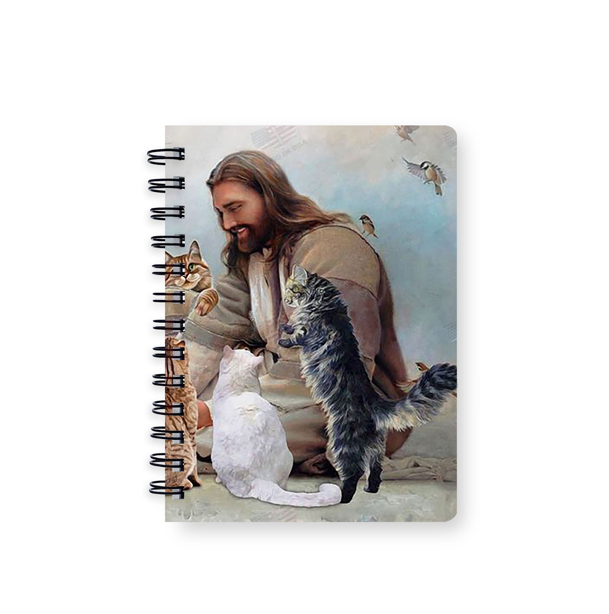 GOD SURROUNDED BY CATS ANGELS Spiral Journal