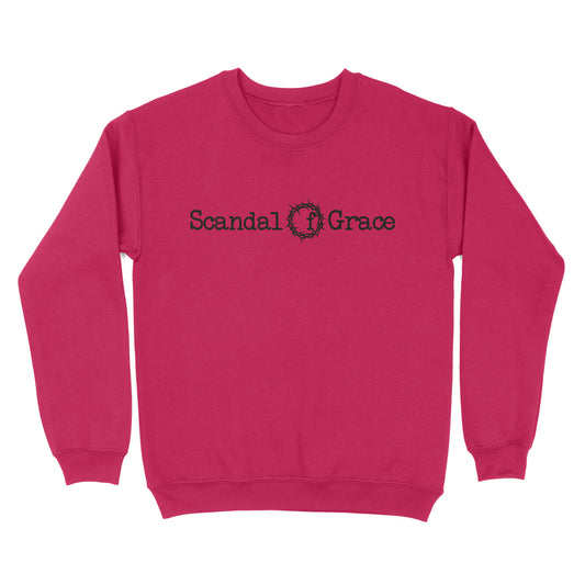 Scandal of Grace God Jesus - Standard Crew Neck Sweatshirt