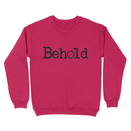 Behold God Jesus - Standard Crew Neck Sweatshirt