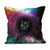Black Cat Galaxy All-over Print Suede Throw Pillow